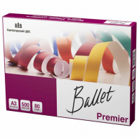 Бумага офисная БОЛЬШОГО ФОРМАТА (297х420), А3, 80 г/м2, 500 л., марка А, BALLET PREMIER, 160% (CIE) Бумага офисная БОЛЬШОГО ФОРМАТА (297х420), А3, 80 г/м2, 500 л., марка А, BALLET PREMIER, 160% (CIE)
