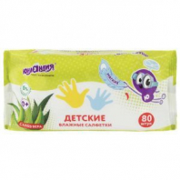 Салфетки влажные детские 80 шт., универсальные, 0+, очищающие, ЮНЛАНДИЯ, 129894 Салфетки влажные детские 80 шт., универсальные, 0+, очищающие, ЮНЛАНДИЯ, 129894