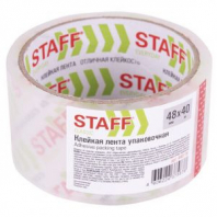 Клейкая лента упаковочная 48 мм x 40 м, прозрачная, толщина 40 микрон, STAFF CLASSIC, 440176 Клейкая лента упаковочная 48 мм x 40 м, прозрачная, толщина 40 микрон, STAFF CLASSIC, 440176