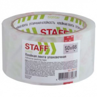 Клейкая лента упаковочная 50 мм x 66 м, прозрачная, толщина 40 микрон, STAFF CLASSIC, 440175 Клейкая лента упаковочная 50 мм x 66 м, прозрачная, толщина 40 микрон, STAFF CLASSIC, 440175