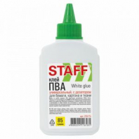 Клей ПВА STAFF EVERYDAY, 85 г, с дозатором, 225175 Клей ПВА STAFF EVERYDAY, 85 г, с дозатором, 225175
