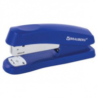 Степлер №24/6, 26/6 BRAUBERG "Standard+", до 30 листов, синий, 228609 Степлер №24/6, 26/6 BRAUBERG "Standard+", до 30 листов, синий, 228609