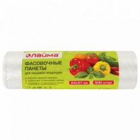 Пакеты фасовочные 24х37 см КОМПЛЕКТ 500 шт., ПНД, 8 мкм, рулон на втулке, LAIMA, 605952 Пакеты фасовочные 24х37 см КОМПЛЕКТ 500 шт., ПНД, 8 мкм, рулон на втулке, LAIMA, 605952