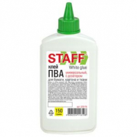 Клей ПВА STAFF EVERYDAY, 150 г, с дозатором, 225176 Клей ПВА STAFF EVERYDAY, 150 г, с дозатором, 225176