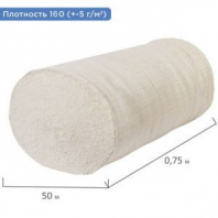 Полотно нитепрошивное (НЕТКОЛ), Узбекистан, рулон 0,75х50 м, 160 (±5) г/м2, в пакете, LAIMA, 607524 Полотно нитепрошивное (НЕТКОЛ), Узбекистан, рулон 0,75х50 м, 160 (±5) г/м2, в пакете, LAIMA, 607524