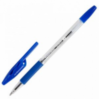 Ручка шариковая с грипом BRAUBERG "ULTRA GT", СИНЯЯ, корпус прозрачный, линия 0,5 мм, 144051 Ручка шариковая с грипом BRAUBERG "ULTRA GT", СИНЯЯ, корпус прозрачный, линия 0,5 мм, 144051