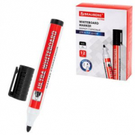 Маркер стираемый для белой доски ЧЕРНЫЙ, BRAUBERG "ULTRA WHITEBOARD MARKER", 3 мм, с клипом, 152634 Маркер стираемый для белой доски ЧЕРНЫЙ, BRAUBERG "ULTRA WHITEBOARD MARKER", 3 мм, с клипом, 152634