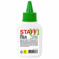 Клей ПВА STAFF EVERYDAY, 45 г, с дозатором, 227375 Клей ПВА STAFF EVERYDAY, 45 г, с дозатором, 227375