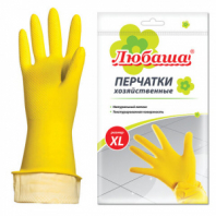 Перчатки МНОГОРАЗОВЫЕ латексные ЛЮБАША "ЭКОНОМ", хлопчатобумажное напыление, размер 9-10, XL (очень большой), желтые, вес 34 г, 603786 Перчатки МНОГОРАЗОВЫЕ латексные ЛЮБАША "ЭКОНОМ", хлопчатобумажное напыление, размер 9-10, XL (очень большой), желтые, вес 34 г, 603786