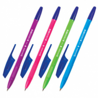 Ручка шариковая BRAUBERG "X-333" NEON SOLID, СИНЯЯ, корпус ассорти, узел 0,7 мм, линия письма 0,35 мм, 142831 Ручка шариковая BRAUBERG "X-333" NEON SOLID, СИНЯЯ, корпус ассорти, узел 0,7 мм, линия письма 0,35 мм, 142831