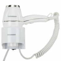 Фен для волос настенный SONNEN HD-2206 SUPER POWER, 1850 Вт, белый, 3 температурных режима, 608482 Фен для волос настенный SONNEN HD-2206 SUPER POWER, 1850 Вт, белый, 3 температурных режима, 608482