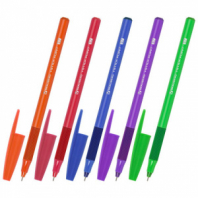 Ручка шариковая с грипом BRAUBERG "i-STICK POINT NEON", СИНЯЯ, корпус ассорти, игольчатый узел 0,7 мм, линия письма 0,35 мм, 144022 Ручка шариковая с грипом BRAUBERG "i-STICK POINT NEON", СИНЯЯ, корпус ассорти, игольчатый узел 0,7 мм, линия письма 0,35 мм, 144022