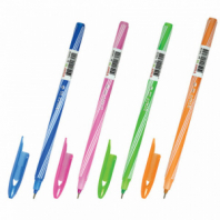 Ручка шариковая STAFF "CANDY NEON", синяя, игольчатый узел 0,6 мм, линия 0,3 мм, 144234 Ручка шариковая STAFF "CANDY NEON", синяя, игольчатый узел 0,6 мм, линия 0,3 мм, 144234