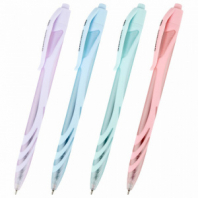 Ручка шариковая автоматическая BRAUBERG ULTRA COLOR PASTEL, soft-touch, СИНЯЯ, пишущий узел 0,7 мм, линия 0,35 мм, 144204 Ручка шариковая автоматическая BRAUBERG ULTRA COLOR PASTEL, soft-touch, СИНЯЯ, пишущий узел 0,7 мм, линия 0,35 мм, 144204