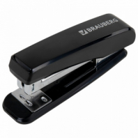 Степлер №24/6, 26/6 BRAUBERG "Standard", до 30 листов, черный, 272755 Степлер №24/6, 26/6 BRAUBERG "Standard", до 30 листов, черный, 272755
