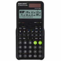 Калькулятор инженерный BRAUBERG SC-991ES-PLUS-BK (164х80 мм), 552 функции, 10+2 разряда, ЧЕРНЫЙ, 272651 Калькулятор инженерный BRAUBERG SC-991ES-PLUS-BK (164х80 мм), 552 функции, 10+2 разряда, ЧЕРНЫЙ, 272651