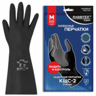 Перчатки латексные КЩС-2 STRONG химически устойчивые, тактильные, чёрные, размер 8-8,5, M (средний), RABBITEX (РАББИТЕКС) EXPERT, 609267 Перчатки латексные КЩС-2 STRONG химически устойчивые, тактильные, чёрные, размер 8-8,5, M (средний), RABBITEX (РАББИТЕКС) EXPERT, 609267
