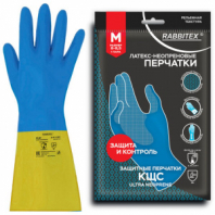 Перчатки латексно-неопреновые КЩС, ULTRA NEOPRENE, химически устойчивые, размер 8-8,5 M (средний), RABBITEX (РАББИТЕКС), 701114 Перчатки латексно-неопреновые КЩС, ULTRA NEOPRENE, химически устойчивые, размер 8-8,5 M (средний), RABBITEX (РАББИТЕКС), 701114