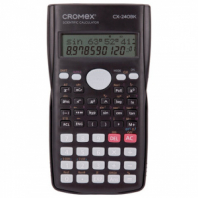 Калькулятор инженерный CROMEX (КРОМЕКС) СX-240BK (155х80 мм), 240 функций, 10+2 разрядов, черный, 273832 Калькулятор инженерный CROMEX (КРОМЕКС) СX-240BK (155х80 мм), 240 функций, 10+2 разрядов, черный, 273832