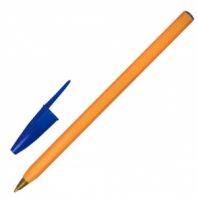 Ручка шариковая STAFF "Basic Orange BP-01", письмо 750 метров, СИНЯЯ, длина корпуса 14 см, узел 1 мм, 143740 Ручка шариковая STAFF "Basic Orange BP-01", письмо 750 метров, СИНЯЯ, длина корпуса 14 см, узел 1 мм, 143740