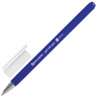 Ручка гелевая BRAUBERG "Matt Gel", СИНЯЯ, корпус soft-touch, узел 0,5 мм, линия 0,35 мм, 142945 Ручка гелевая BRAUBERG "Matt Gel", СИНЯЯ, корпус soft-touch, узел 0,5 мм, линия 0,35 мм, 142945