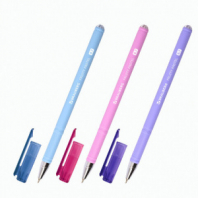Ручка шариковая масляная BRAUBERG "FRUITY Pastel", СИНЯЯ, soft-touch, узел 0,7 мм, линия письма 0,35 мм, 142958 Ручка шариковая масляная BRAUBERG "FRUITY Pastel", СИНЯЯ, soft-touch, узел 0,7 мм, линия письма 0,35 мм, 142958
