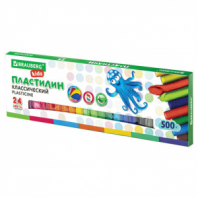 Пластилин классический BRAUBERG KIDS, 24 цвета, 500 г, ВЫСШЕЕ КАЧЕСТВО, 105874 Пластилин классический BRAUBERG KIDS, 24 цвета, 500 г, ВЫСШЕЕ КАЧЕСТВО, 105874