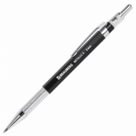 Карандаш механический цанговый 2 мм, HB, BRAUBERG "METALLIC X-20", металлические детали, 181976 Карандаш механический цанговый 2 мм, HB, BRAUBERG "METALLIC X-20", металлические детали, 181976
