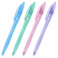Ручка шариковая автоматическая масляная BRAUBERG "DUAL COLOR", СИНЯЯ, игольчатый наконечник 0,7 мм, линия письма 0,35 мм, 144327 Ручка шариковая автоматическая масляная BRAUBERG "DUAL COLOR", СИНЯЯ, игольчатый наконечник 0,7 мм, линия письма 0,35 мм, 144327