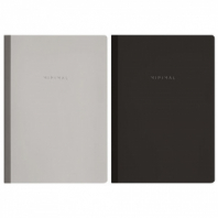 Тетрадь А4 96 л. BRAUBERG, на сшивке с корешком, клетка, обложка картон, "Minimal Classic", 405281 Тетрадь А4 96 л. BRAUBERG, на сшивке с корешком, клетка, обложка картон, "Minimal Classic", 405281