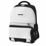 Рюкзак SNOOBAG (СНУБЭГ) PROACTIVE с кошельком, 2 отделения, "Позитив", черно-белый, 40х29х17 см, 274447 Рюкзак SNOOBAG (СНУБЭГ) PROACTIVE с кошельком, 2 отделения, "Позитив", черно-белый, 40х29х17 см, 274447