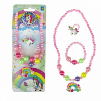 Украшения для девочек "Unicorn Bijou. ЕДИНОРОГ" НАБОР, бусы, браслет, кольцо, 1TOY, Т19142 Украшения для девочек "Unicorn Bijou. ЕДИНОРОГ" НАБОР, бусы, браслет, кольцо, 1TOY, Т19142
