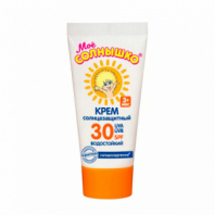 Крем детский солнцезащитный водостойкий гипоаллергенный SPF30, 55 мл, МОЕ СОЛНЫШКО, 1628 Крем детский солнцезащитный водостойкий гипоаллергенный SPF30, 55 мл, МОЕ СОЛНЫШКО, 1628