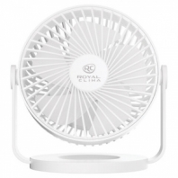 Вентилятор настольный ROYAL CLIMA RSF-0401M-WT, 4 режима, d=10 см, 5 Вт, белый, НС-1691753 Вентилятор настольный ROYAL CLIMA RSF-0401M-WT, 4 режима, d=10 см, 5 Вт, белый, НС-1691753