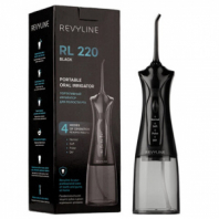 Ирригатор для полости рта REVYLINE RL 220, емкость резервуара 0,3 л, 2 насадки, черный, 7944 Ирригатор для полости рта REVYLINE RL 220, емкость резервуара 0,3 л, 2 насадки, черный, 7944