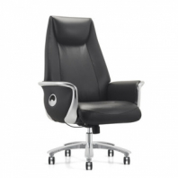 Кресло HAWASAN (ХАВАСАН) PREMIUM EX-800, до 200 кг, синхромеханизм, алюминий, экокожа, черное, 533234