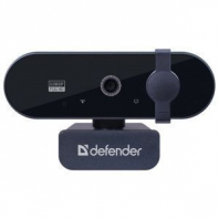 Веб-камера DEFENDER G-lens 2590 QHD, 3,7 Мп, микрофон, USB 2.0, регулируемый крепеж, черная, 63113 Веб-камера DEFENDER G-lens 2590 QHD, 3,7 Мп, микрофон, USB 2.0, регулируемый крепеж, черная, 63113