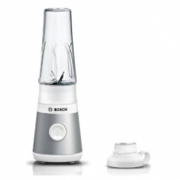 Блендер стационарный BOSCH MMB2111T, 450 Вт, 1 скорость, чаша 0,6 л, пластик, серебристый Блендер стационарный BOSCH MMB2111T, 450 Вт, 1 скорость, чаша 0,6 л, пластик, серебристый