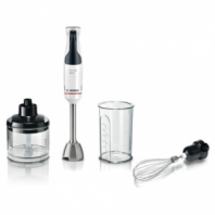 Блендер погружной BOSCH MSM4W421, 800 Вт, 1 скорость, 3 насадки, стакан, белый Блендер погружной BOSCH MSM4W421, 800 Вт, 1 скорость, 3 насадки, стакан, белый