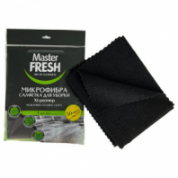 Тряпка для мытья пола из микрофибры, 50х60 см, черная, Master FRESH Тряпка для мытья пола из микрофибры, 50х60 см, черная, Master FRESH