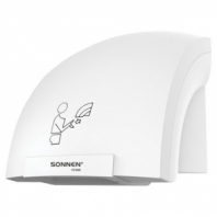 Сушилка для рук SONNEN HSD-A905, 1200 Вт, 30 м/с, IPX1, пластик, белая, 701868 Сушилка для рук SONNEN HSD-A905, 1200 Вт, 30 м/с, IPX1, пластик, белая, 701868