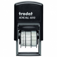 Датер-мини месяц БУКВАМИ, оттиск 20х3,8 мм, синий, TRODAT IDEAL 4810 P2, корпус черный, подушка, 218615 Датер-мини месяц БУКВАМИ, оттиск 20х3,8 мм, синий, TRODAT IDEAL 4810 P2, корпус черный, подушка, 218615