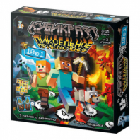 Игра настольная "Кубикрафт пиксельное приключение 10 в 1", 10 КОР, 5985 Игра настольная "Кубикрафт пиксельное приключение 10 в 1", 10 КОР, 5985