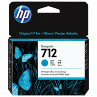 Картридж струйный для плоттера HP (3ED67A) DesignJet T230/T250/T630/T650, №712, голубой, оригинальный Картридж струйный для плоттера HP (3ED67A) DesignJet T230/T250/T630/T650, №712, голубой, оригинальный