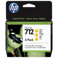 Картридж струйный для плоттера HP (3ED79A) DesignJet T230/T250/T630/T650, №712, желтый, 3 шт., оригинальный Картридж струйный для плоттера HP (3ED79A) DesignJet T230/T250/T630/T650, №712, желтый, 3 шт., оригинальный
