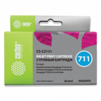 Картридж струйный CACTUS (CS-CZ131) для плоттеров HP DesignJet T120/T520, пурпурный Картридж струйный CACTUS (CS-CZ131) для плоттеров HP DesignJet T120/T520, пурпурный