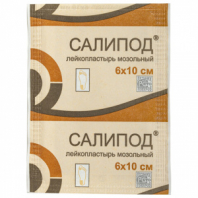 Лейкопластырь мозольный, полоска 6х10 см, САЛИПОД, 20024076