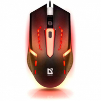 Мышь проводная DEFENDER Flash MB-600L, 800-1200 dpi, 4 кнопки + 1 колесо-кнопка, оптическая, черная, 52600 Мышь проводная DEFENDER Flash MB-600L, 800-1200 dpi, 4 кнопки + 1 колесо-кнопка, оптическая, черная, 52600