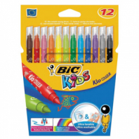 Фломастеры BIC "Kid Couleur", 12 цветов, суперсмываемые, вентилируемый колпачок, европодвес, 9202932 Фломастеры BIC "Kid Couleur", 12 цветов, суперсмываемые, вентилируемый колпачок, европодвес, 9202932