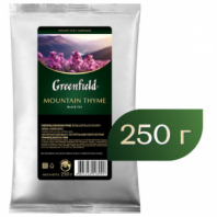 Чай листовой GREENFIELD "Mountain Thyme" черный с чабрецом 250 г, 1142-15 Чай листовой GREENFIELD "Mountain Thyme" черный с чабрецом 250 г, 1142-15